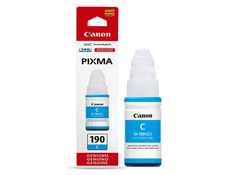 Tinta canon 190 cyan