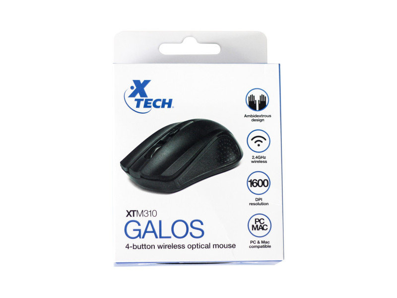 Mouse inalámbrico  Xtech Galos