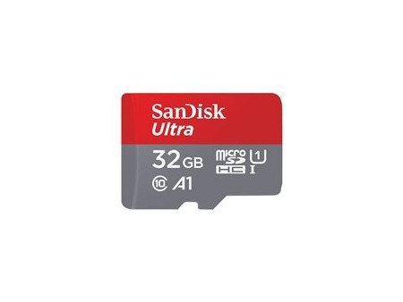 SanDisk Ultra - Tarjeta de memoria flash (adaptador microSDHC a SD Incluido) - 32 GB