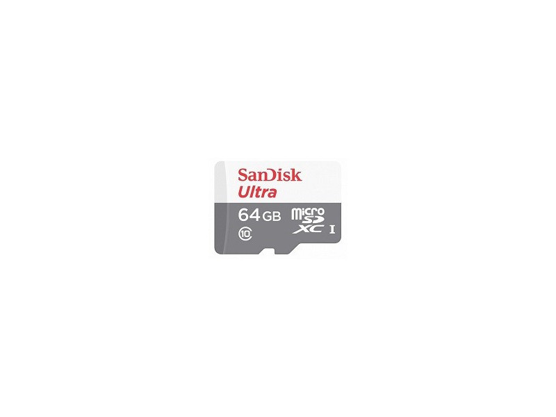 SanDisk Ultra - Tarjeta de memoria flash (adaptador microSDHC a SD Incluido) - 64 GB