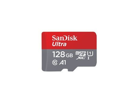 SanDisk Ultra - Tarjeta de memoria flash (adaptador microSDXC a SD Incluido) - 128 GB